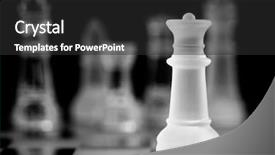  Presentation with chess - Beautiful presentation theme featuring strategic thinking - chess game backdrop and a dark gray colored foreground