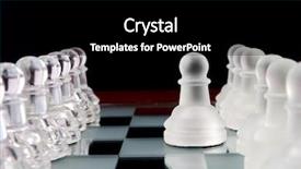  Presentation with strategic - Theme consisting of strategic thinking - move background and a black colored foreground