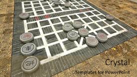  Presentation with chess - Beautiful slides featuring strategist - chinese chess backdrop and a  colored foreground