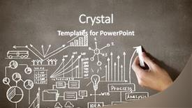  Presentation with business plan - Beautiful PPT theme featuring strategy - close up of human hand backdrop and a gray colored foreground