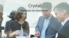  Presentation with reflection - Slide set having strategy asia - window reflection view in business background and a soft green colored foreground