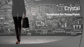  Presentation with goal - Audience pleasing PPT layouts consisting of strategy leader - determined and goal oriented backdrop and a gray colored foreground