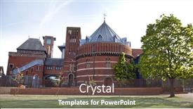  Presentation with 50th anniversary - Amazing slide deck having stratford-upon-avon-may-22 backdrop and a tawny brown colored foreground