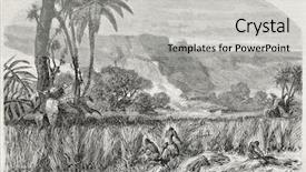  Presentation with weave - Audience pleasing slide deck consisting of straw used to weave panama backdrop and a light gray colored foreground