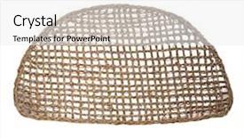  Presentation with woven - Amazing PPT layouts having straw woven mat backdrop and a white colored foreground