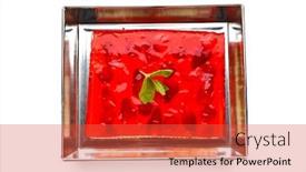  Presentation with cheesecake - Theme having strawberry-cheesecake background and a red colored foreground