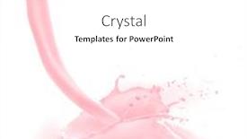  Presentation with milk splash - Slide deck featuring strawberry-milk-splash-isolated background and a white colored foreground
