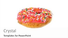  Presentation with strawberry - Beautiful PPT layouts featuring strawberry-or-cherry-glazed-cake backdrop and a white colored foreground