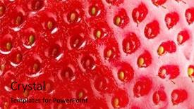  Presentation with fresh strawberry glass of berry - Amazing presentation design having strawberry texture berry background closeup backdrop and a crimson colored foreground