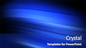  Presentation with pattern - Theme featuring streaks - blue streak pattern on black background and a royal blue colored foreground