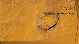  Presentation with cement - Amazing presentation having streaks - old brown wall with cement backdrop and a gold colored foreground