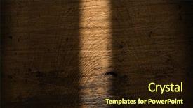  Presentation with wood board - PPT theme featuring streaks - weathered and distressed wooden board background and a wine colored foreground