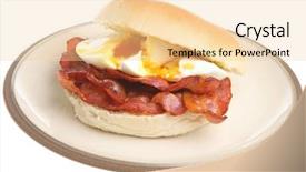  Presentation with bacon - Colorful slides enhanced with streaky bacon and poached egg backdrop and a lemonade colored foreground