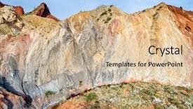 Presentation with moab - Audience pleasing presentation consisting of stream desert - aerial view of colorful rock backdrop and a lemonade colored foreground
