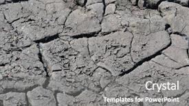  Presentation with soil - PPT theme having stream desert - ukrainian soil degradation near kiev background and a gray colored foreground