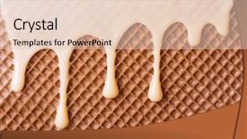  Presentation with hot chocolate - Slide deck featuring stream desert - white hot chocolate background and a lemonade colored foreground