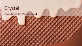  Presentation with hot chocolate - Slides featuring stream desert - white hot chocolate background and a lemonade colored foreground