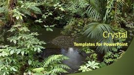  Presentation with stream - Slide set consisting of teenager boy brown european appearance in blue t-shirt showing thumbs down on a gray background fun retro background and a tawny brown colored foreground