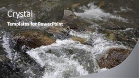  Presentation with stream - Amazing presentation theme having stream in bulgaria backdrop and a dark gray colored foreground