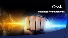  Presentation with stream - Slide deck with  background and a  colored foreground