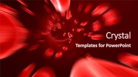  Presentation with blood cell - PPT layouts with streaming blood background and a wine colored foreground