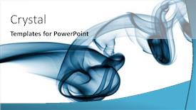  Presentation with smoke - Presentation theme featuring streams of a smoke background and a white colored foreground
