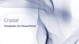  Presentation with smoke - PPT theme having streams-of-a-smoke background and a sky blue colored foreground