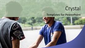  Presentation with holding hands - Beautiful presentation featuring two way street - homosexual couple having fun backdrop and a mint green colored foreground