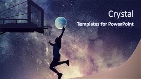  Presentation with game - Audience pleasing PPT layouts consisting of street art - it is game time mixed backdrop and a navy blue colored foreground