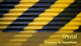  Presentation with stripe - Theme with wide view of hagia sophia building the monument most famous of istanbul - turkey background and a teal colored foreground