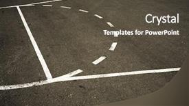  Presentation with basketball court - Presentation with street basketball court abstract background background and a dark gray colored foreground