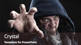  Presentation with angry - Amazing slide deck having street fighter - angry bandit tries to grab backdrop and a tawny brown colored foreground