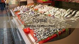  Presentation with istanbul - Cool new presentation design with street fish market in istanbul backdrop and a coral colored foreground