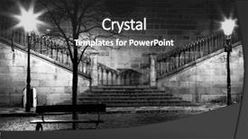  Presentation with street lamps - Colorful PPT layouts enhanced with street lamps - charles bridge from the side backdrop and a dark gray colored foreground