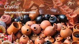  Presentation with udaipur - Amazing slide set having street-market-exhibition-of-handmade backdrop and a tawny brown colored foreground