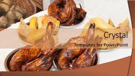  Presentation with hong kong stock market - Amazing theme having street market in hong kong backdrop and a coral colored foreground