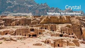  Presentation with petra jordan - Amazing slides having street-of-facades-in-nabatean backdrop and a teal colored foreground