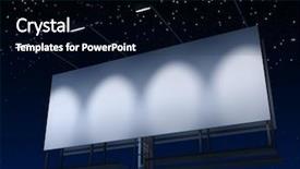  Presentation with deaf dumb sign language used - Amazing presentation theme having street post - sign at night backdrop and a  colored foreground