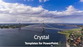  Presentation with bridge - Presentation theme having street rod - new little belt bridge background and a  colored foreground