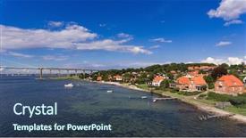  Presentation with bridge - Beautiful presentation theme featuring street rod - new little belt bridge backdrop and a  colored foreground