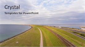  Presentation with denmark - Theme consisting of street rod - view from above of great background and a  colored foreground