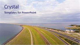  Presentation with denmark - PPT theme having street rod - view from above of great background and a  colored foreground