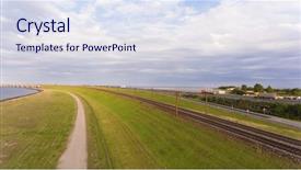  Presentation with denmark - Theme featuring street rod - view from above of great background and a  colored foreground