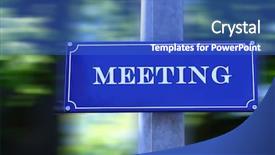  Presentation with street - Colorful presentation theme enhanced with water - suspension bridge over little belt backdrop and a gray colored foreground