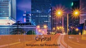  Presentation with hong kong china - Amazing slide set having street traffic in hong kong backdrop and a red colored foreground