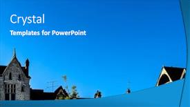  Presentation with france - Presentation theme enhanced with street-view-of-downtown-moret background and a gray colored foreground