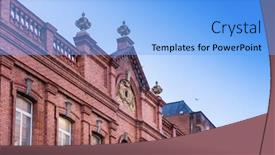  Presentation with dublin - PPT layouts consisting of street view of dublin city centre background and a light blue colored foreground