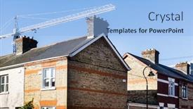  Presentation with city street - PPT layouts consisting of street-view-of-dublin-city background and a light blue colored foreground