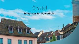  Presentation with traditional - Slide deck enhanced with street-view-of-traditional-houses background and a cyan colored foreground