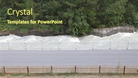 Presentation with switzerland - Presentation theme having street-view-of-zermatt-resort background and a tawny brown colored foreground